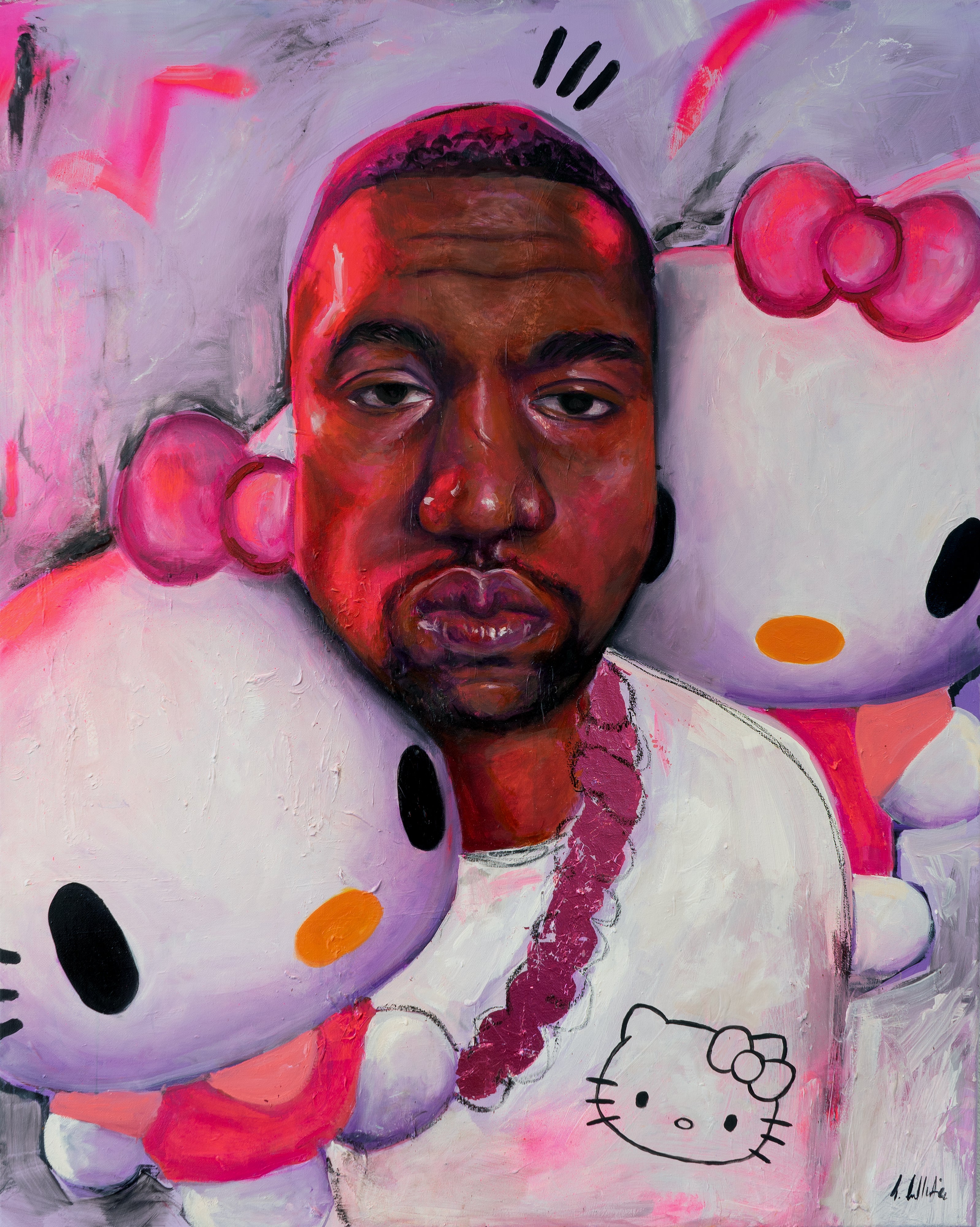 Hello KittYE., 80x100cm