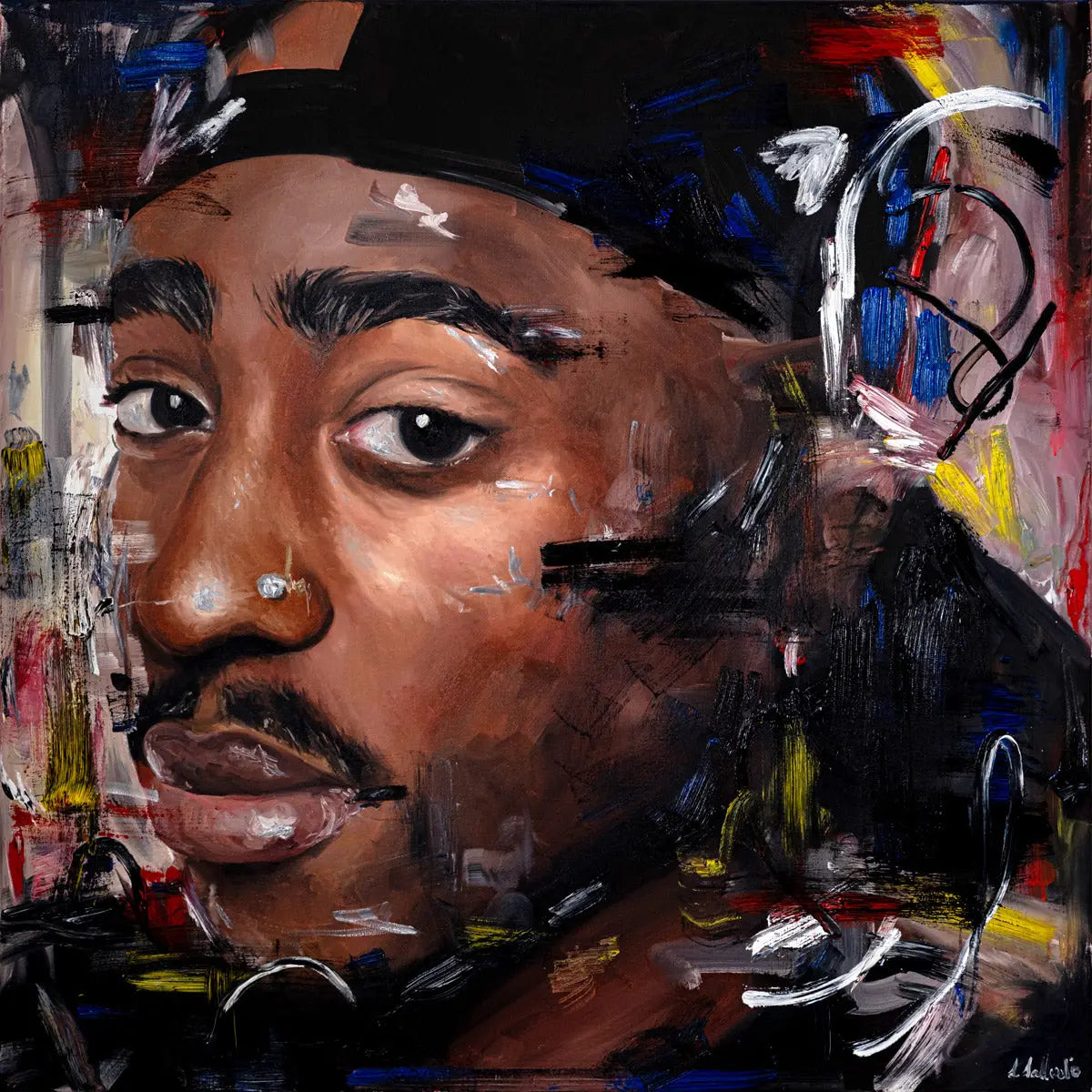 Tupac Shakur, 100x100cm Mein Shop