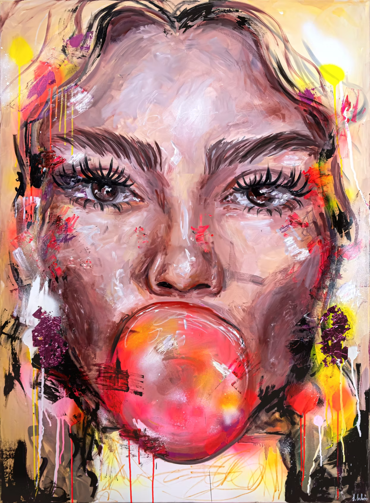 Blow it, 100x140cm Mein Shop