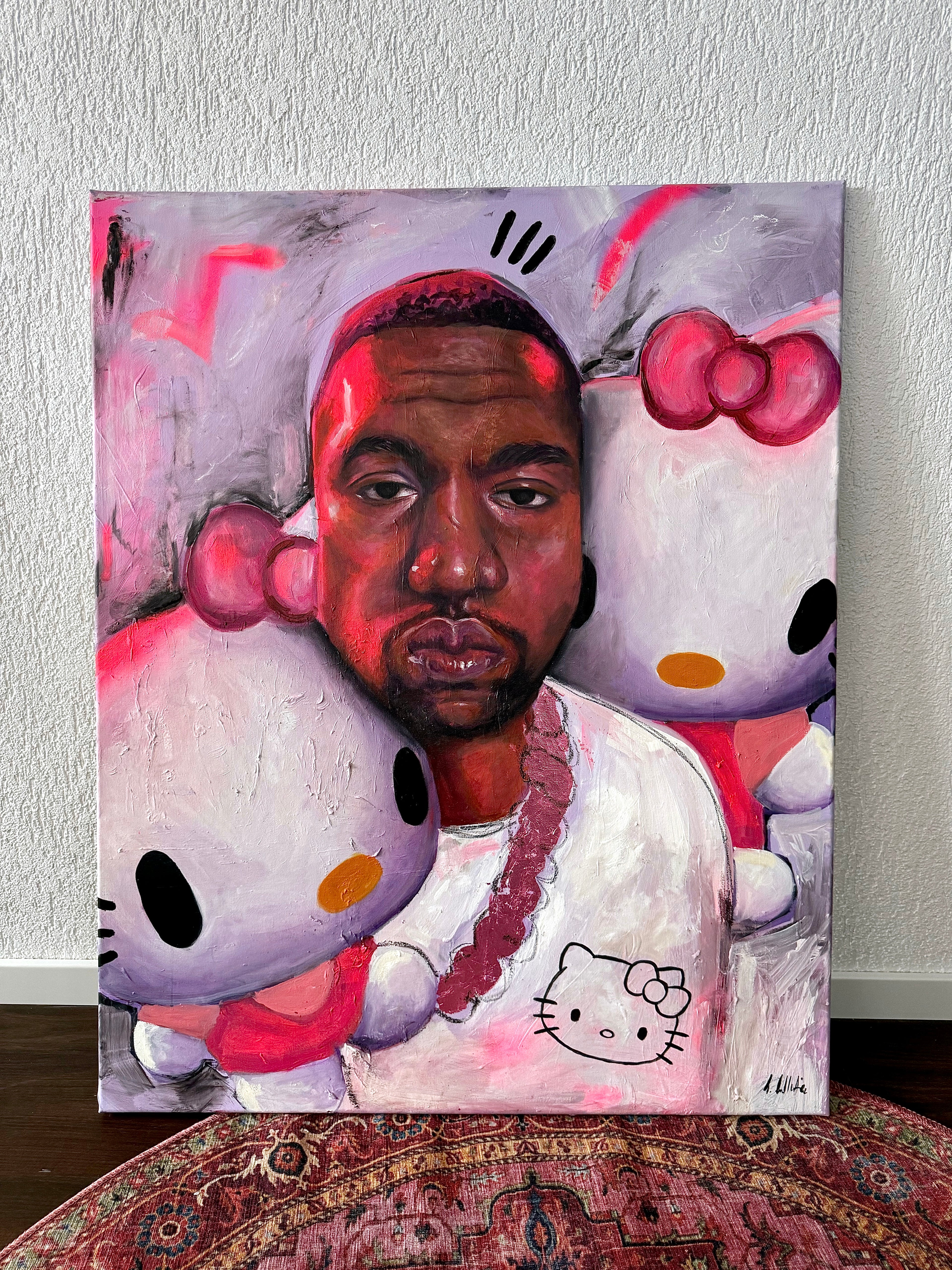 Hello KittYE., 80x100cm