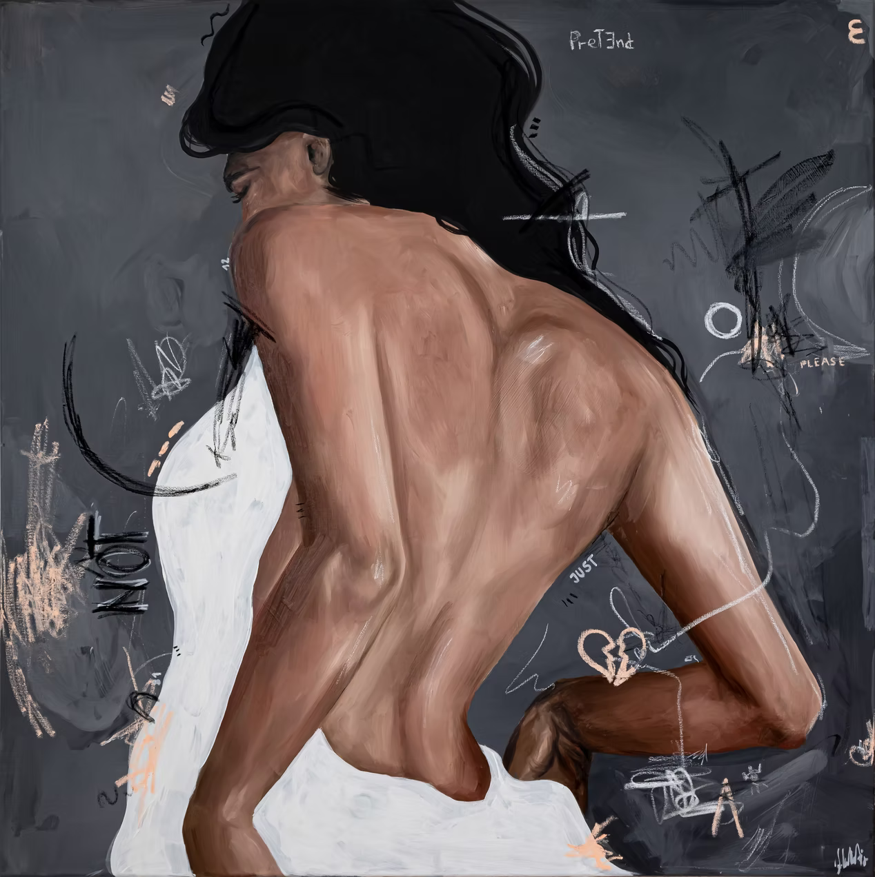 Little Secret III, 100x100cm Mein Shop