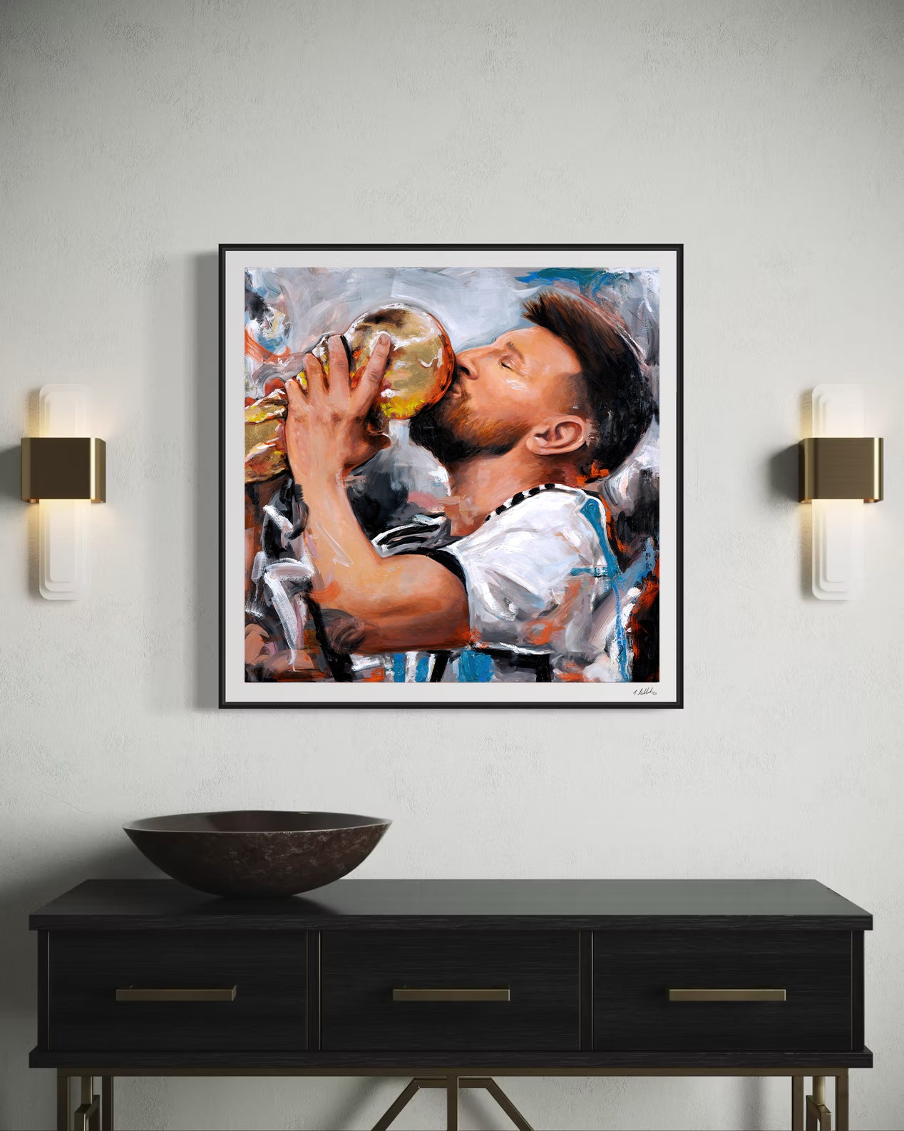 Fine Art Print of Messi