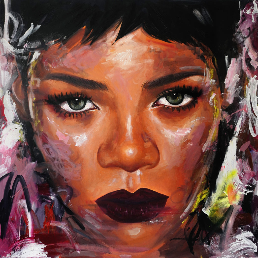 Rihanna, 100x100cm