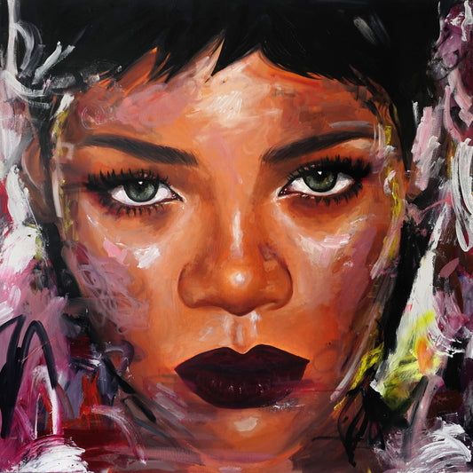 Rihanna, 100x100cm (CH based)