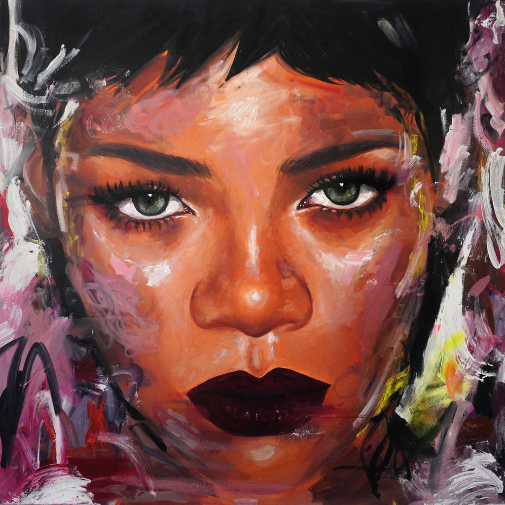 Rihanna, 100x100cm