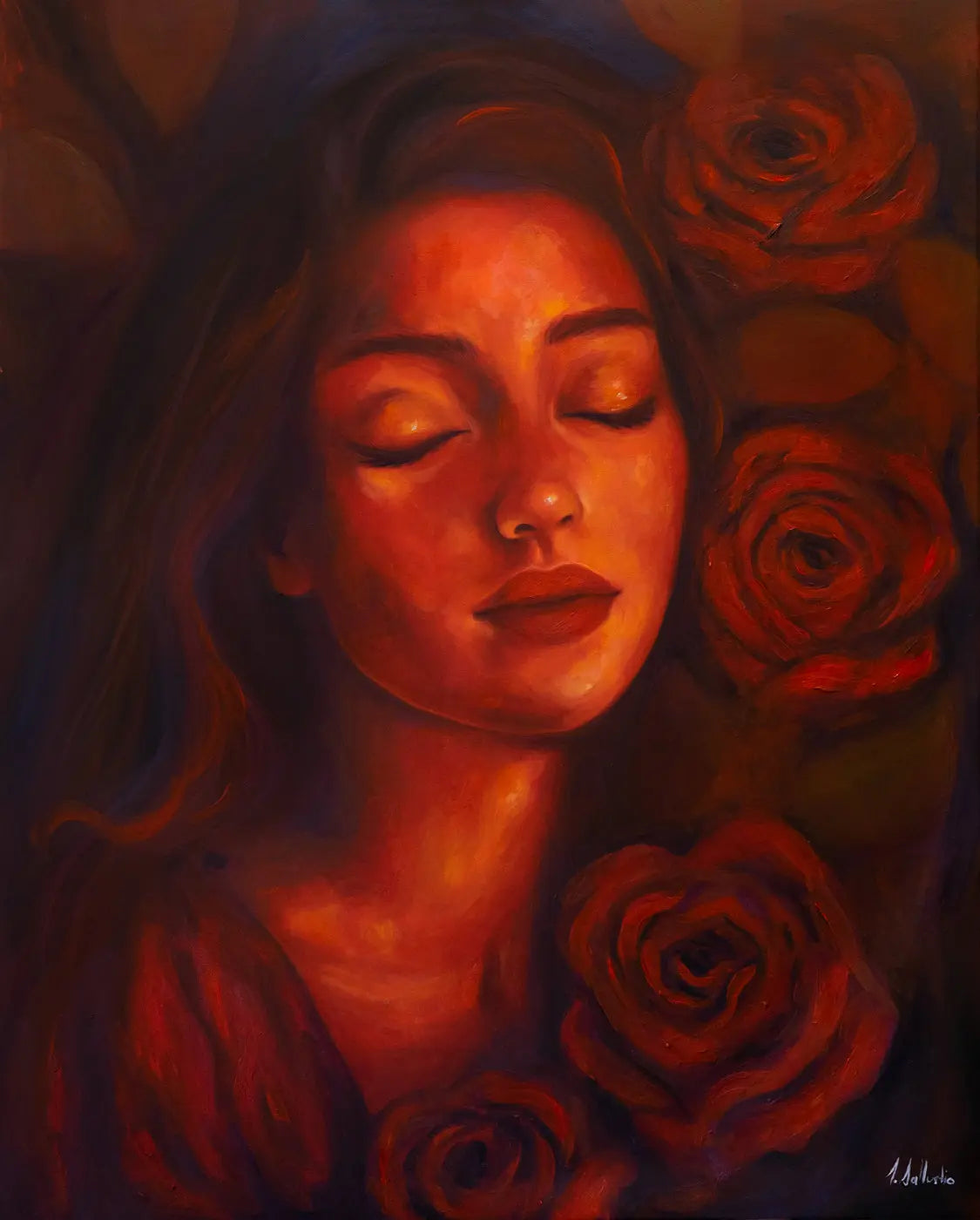 Rosa, 90x110cm Mein Shop